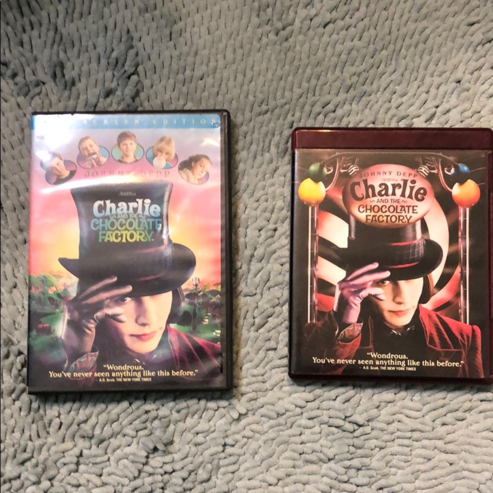 Charlie and the chocolate factory DVD